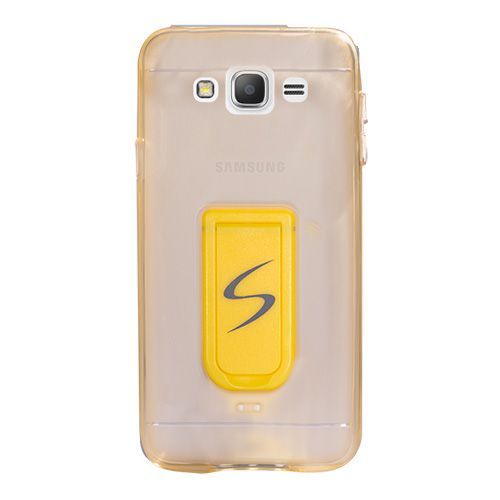 FitCase Samsung Grand Prime (G530) Standlı TPU Kılıf Gold