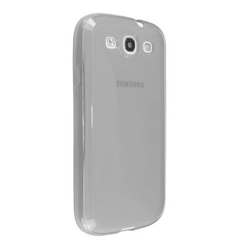 FitCase Samsung S3 (I9300) Çerçeveli Soft Silikon Beyaz