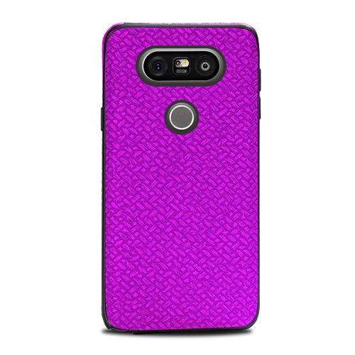 FitCase Wicker Style Lg G5 Silikon Arka Kapak Pembe