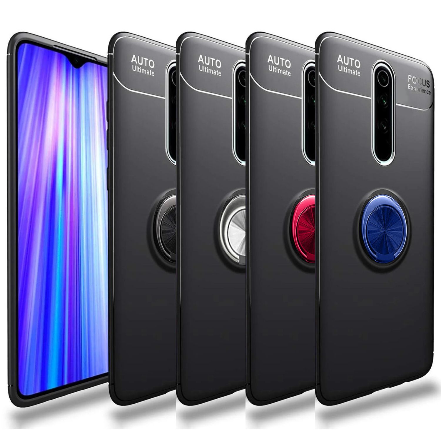 FitCase Xiaomi Redmi 8 / 8A Kılıf Auto Focus Ring Arka Kapak