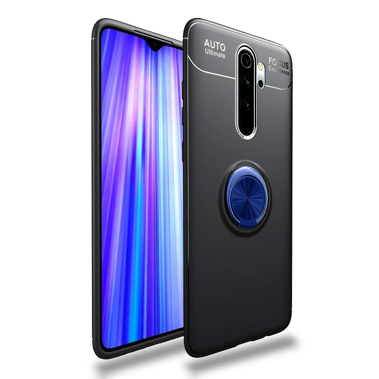 FitCase Xiaomi Redmi Note 8 Pro Kılıf Auto Focus Ring Arka Kapak