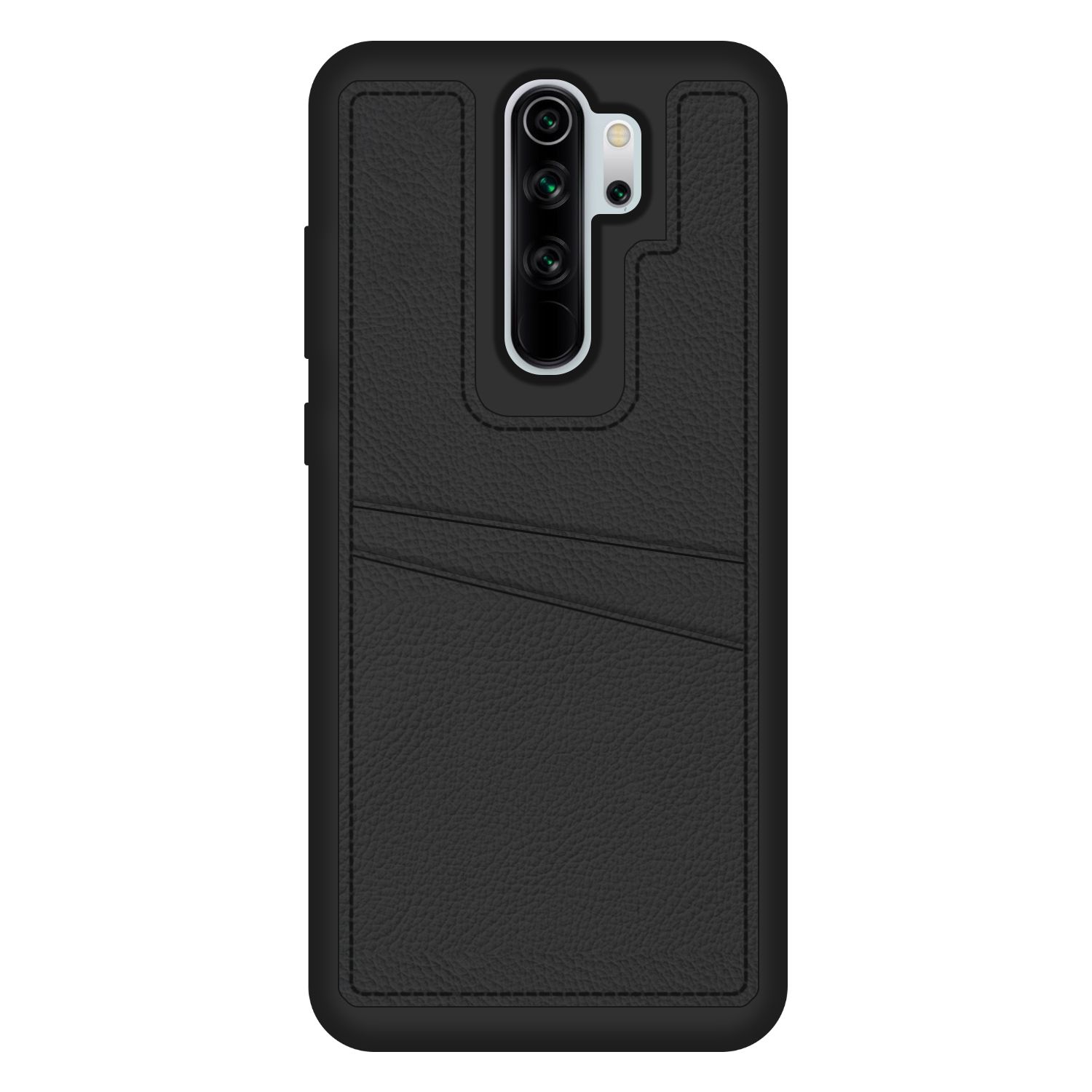 FitCase Xiaomi Redmi Note 8 Pro Kılıf Proda Deri Çift Kartlık Cepli Kapak