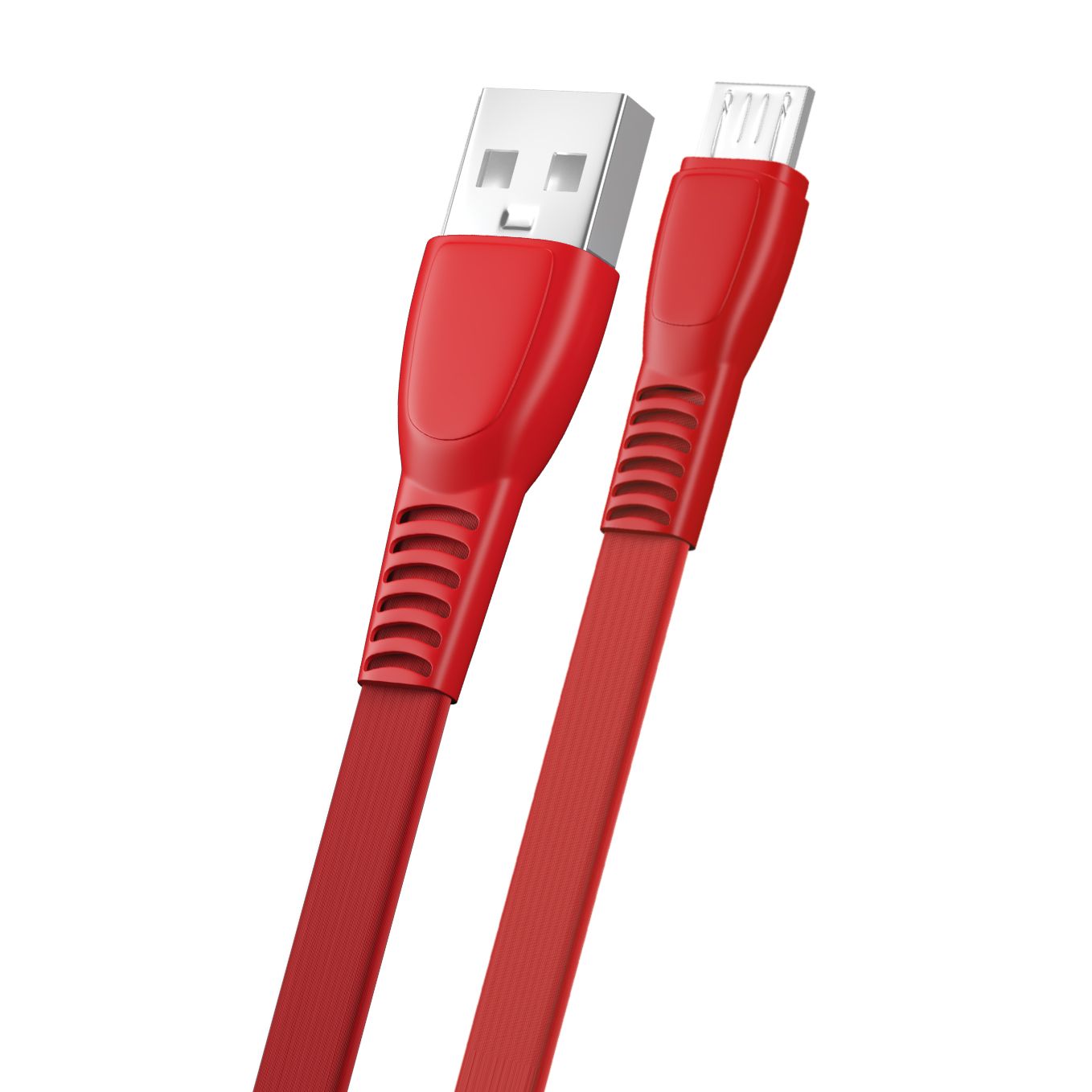 FitPlus Flat FS-401 Micro USB Data/Şarj Kablosu 2.4A 1mt