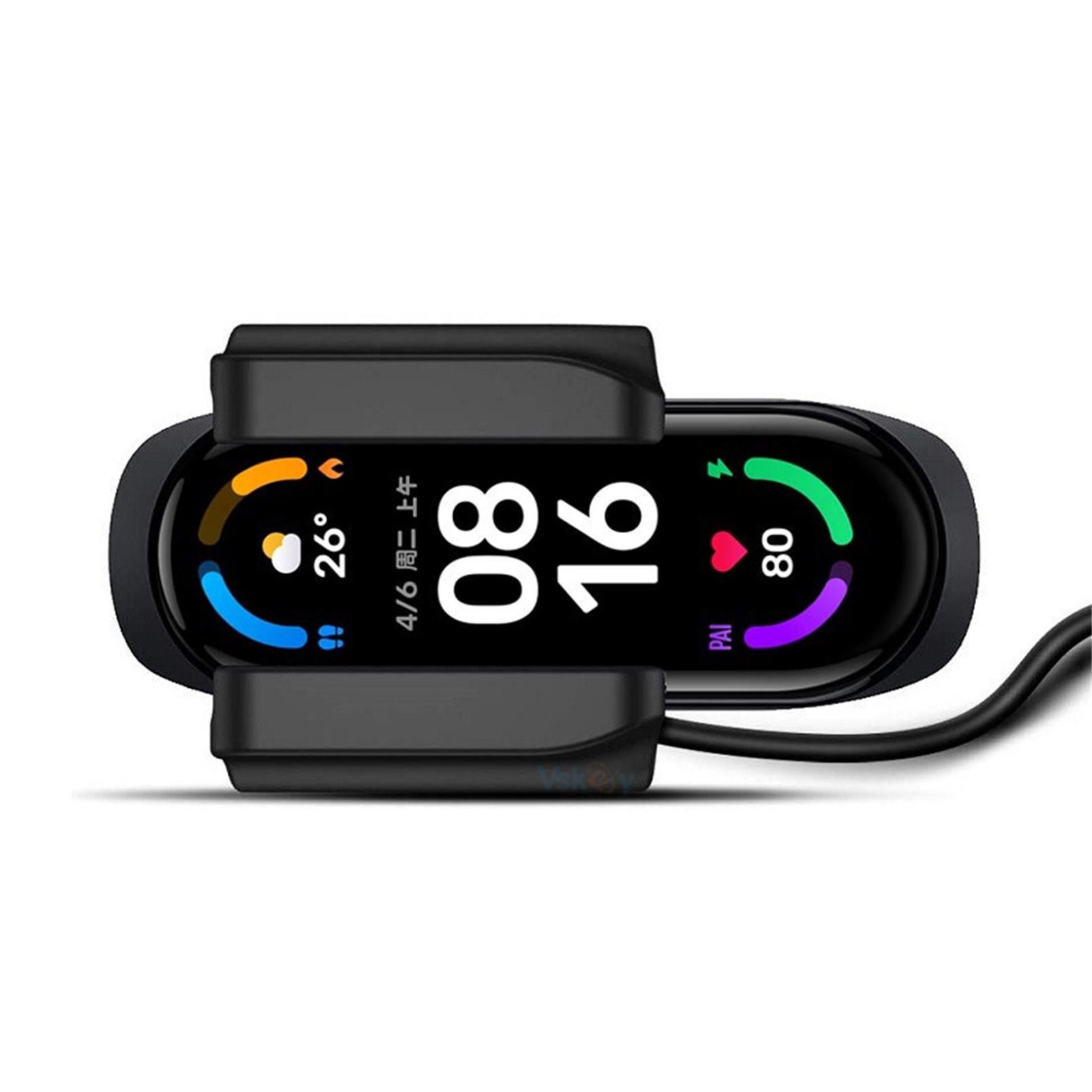 FitPlus MC06 Xiaomi Mi Band 5/6 Uyumlu Klipsli Şarj Kablosu 1mt