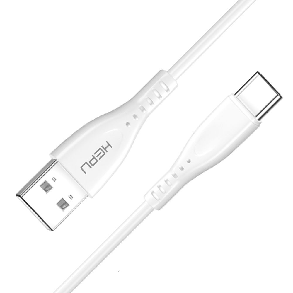 HEPU HP-418 Venus USB - Type-C QC3.0 3.1A Şarj Kablosu 1mt Beyaz