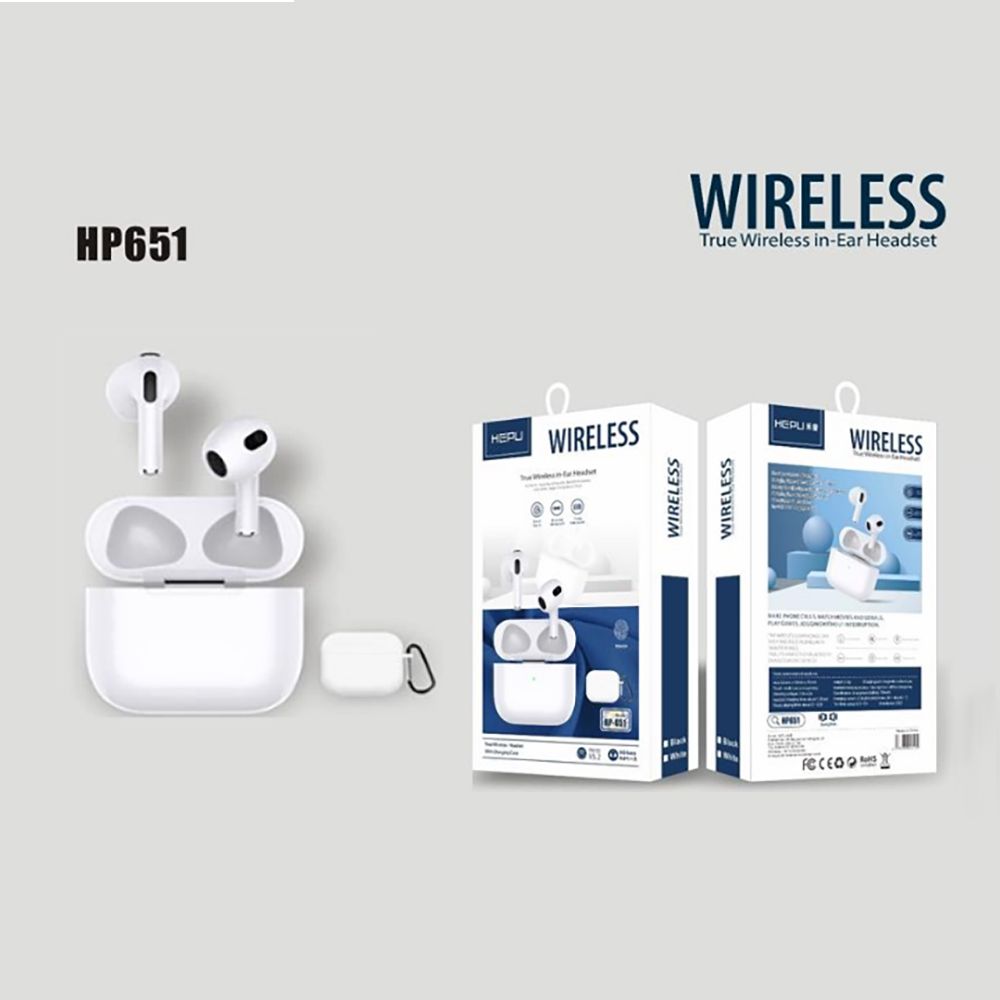 HEPU HP651 TWS Pro Kablosuz Kulak İçi Bluetooth Kulaklık