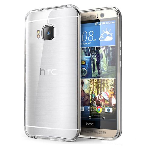 HTC One M9 Kılıf Soft Silikon Şeffaf Arka Kapak