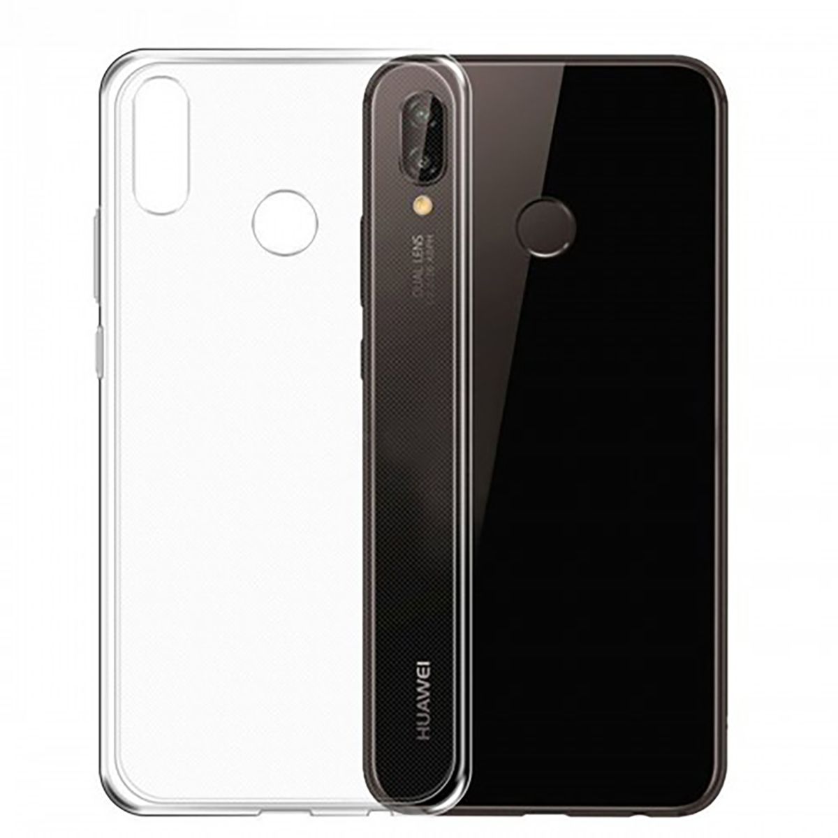 Huawei P20 Kılıf Soft Silikon Şeffaf Arka Kapak