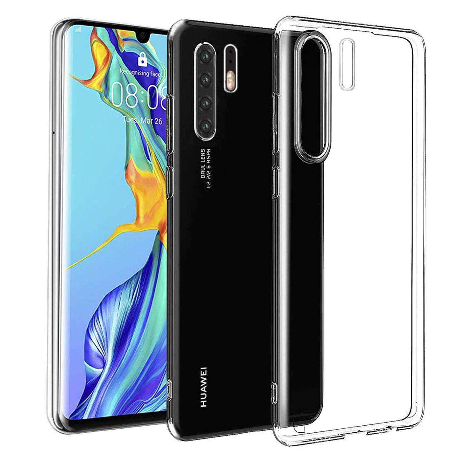 Huawei P30 PRO Kılıf Soft Silikon Şeffaf Arka Kapak