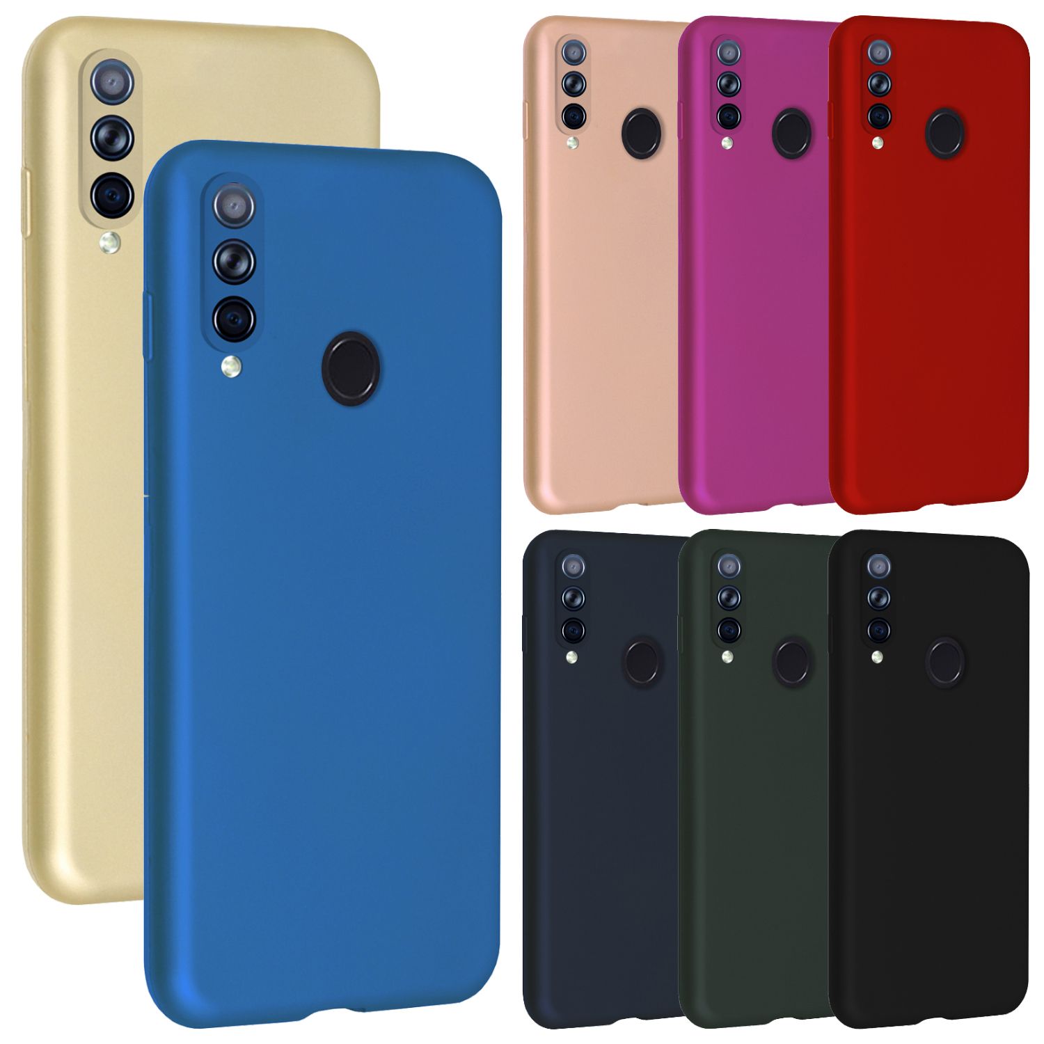 Huawei Y6p Kılıf FitCase PremiumS Silikon Arka Kapak