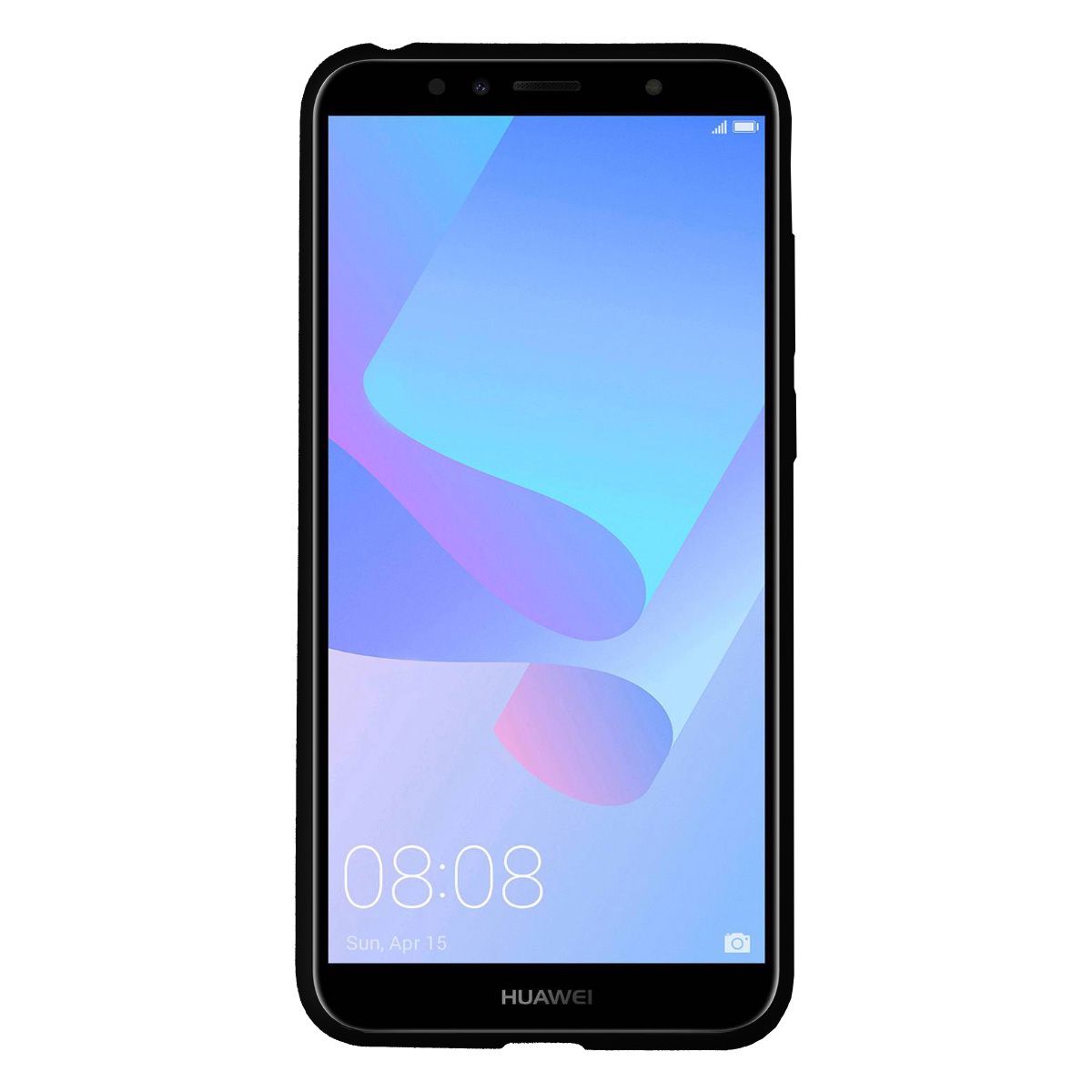 Huawei Y7 (2017) Kılıf FitCase PremiumS Silikon Arka Kapak Siyah