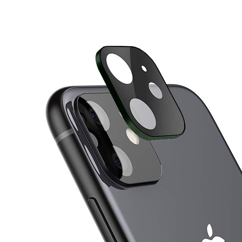 iPhone 11 Kamera Lens Koruyucu Metal Kenarlı Cam