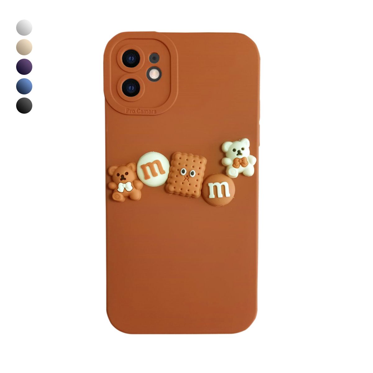 iPhone 11 Kılıf 3D M Bear Kamera Korumalı Silikon Kapak