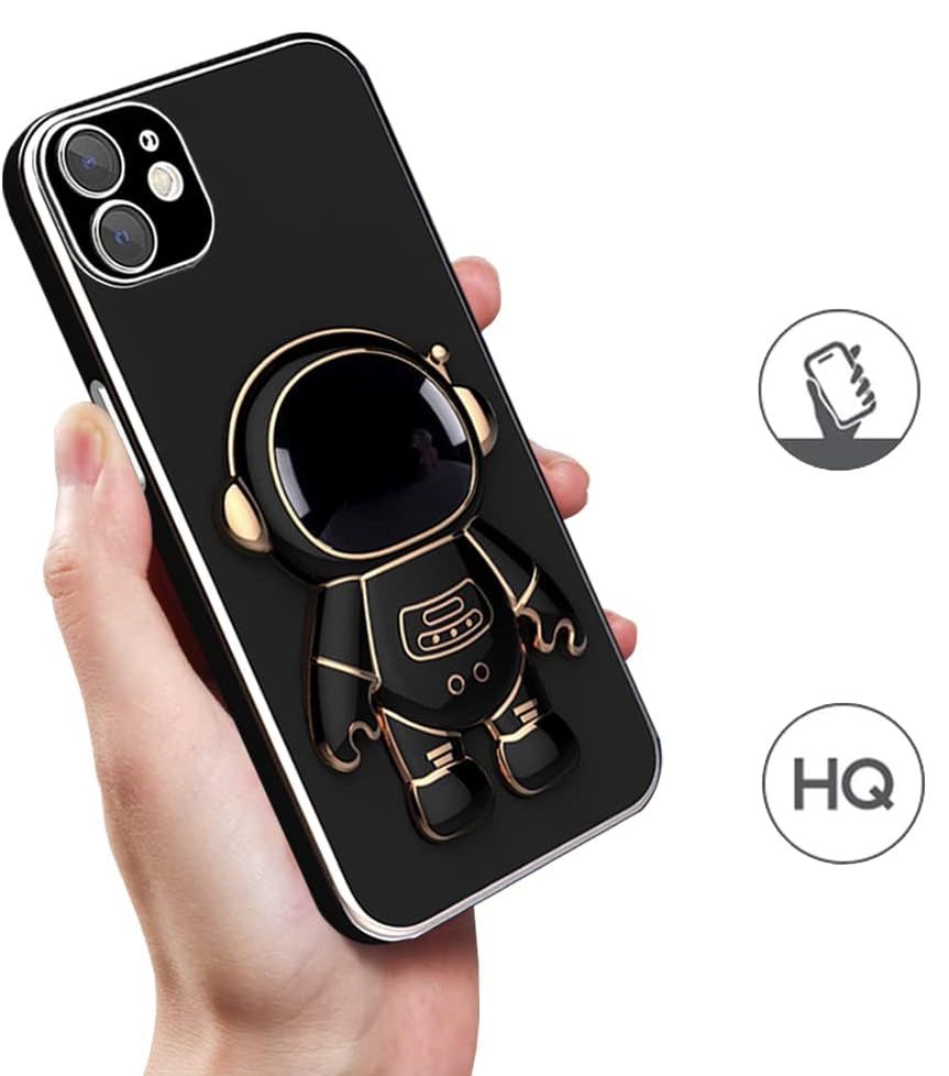 iPhone 11 Kılıf Astronot Seri Stant Silikon Kapak