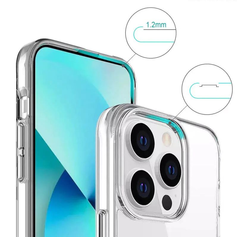 iPhone 11 Pro Kılıf Space Seri Lux Silikon Şeffaf Kapak