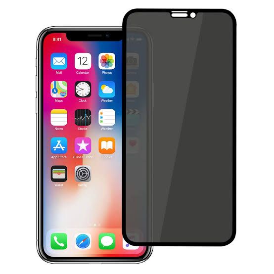 iPhone 11 Pro Max Hayalet Privacy Gizli Cam Ekran Koruyucu Siyah