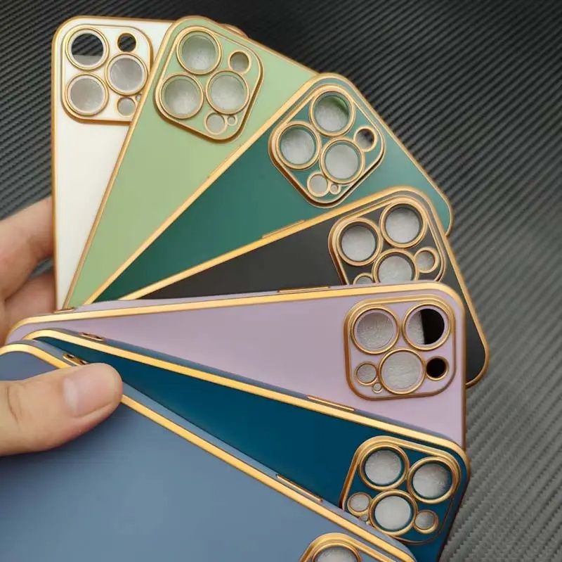 iPhone 12 Pro Max Kılıf Luxury Seri Kamera Korumalı Silikon Kapak