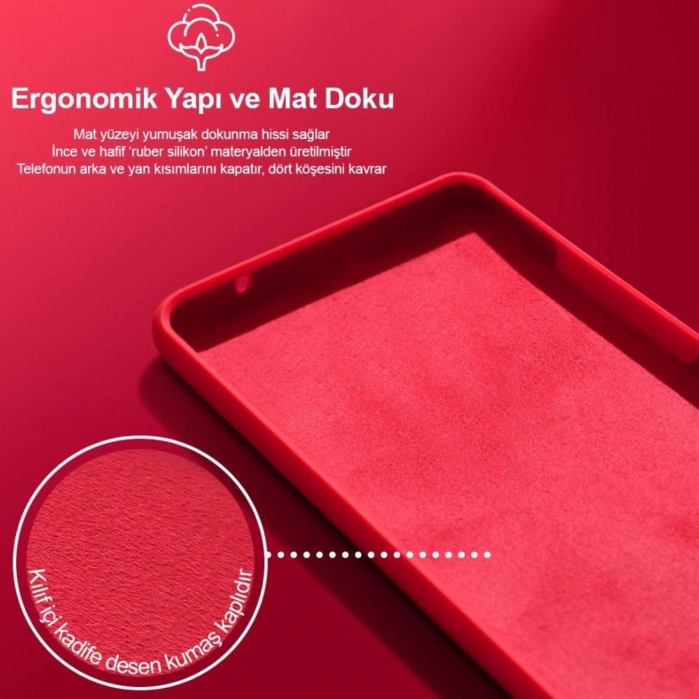 iPhone 15 Pro Kılıf Kamera Korumalı Lansman Silikon Kapak