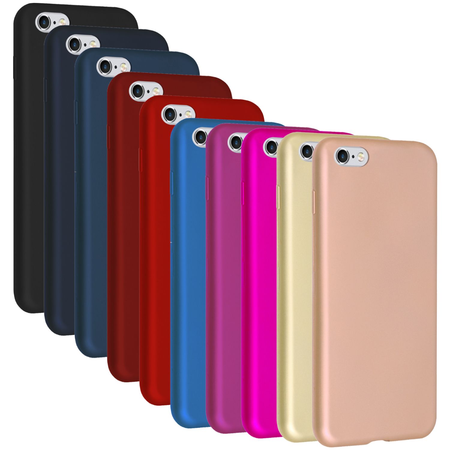 iPhone 6 / 6s Kılıf FitCase PremiumS Silikon Arka Kapak