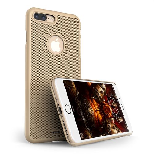 iPhone 7 Plus / 8 Plus Loopee Point Sert Arka Kapak Gold