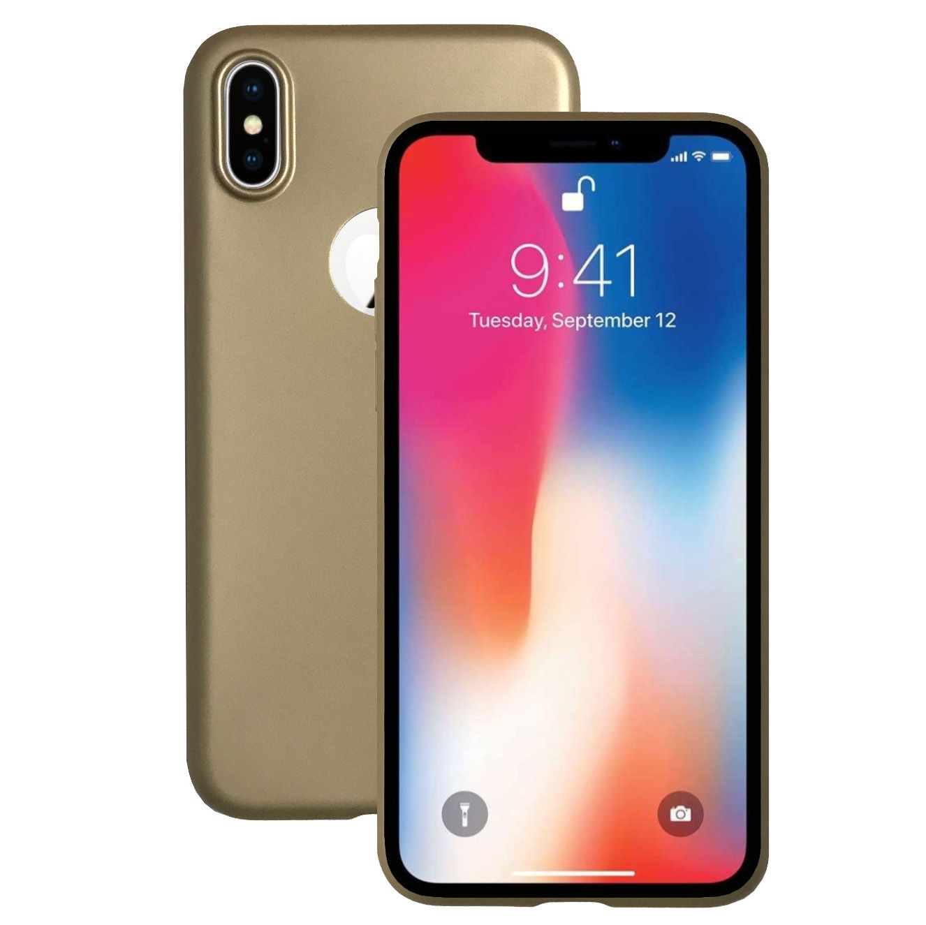 iPhone X / XS Kılıf FitCase PremiumS Silikon Arka Kapak