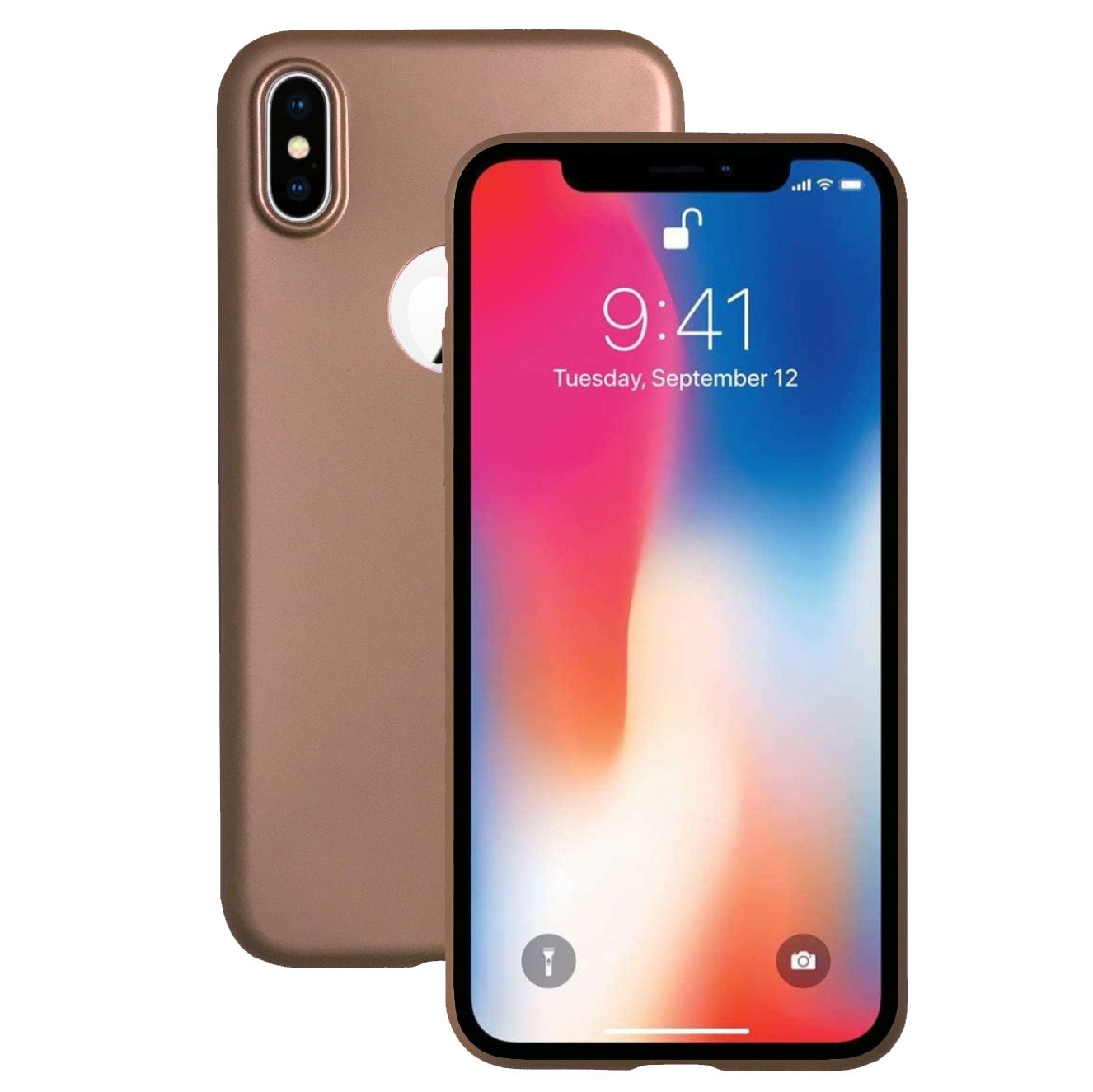 iPhone X / XS Kılıf FitCase PremiumS Silikon Arka Kapak