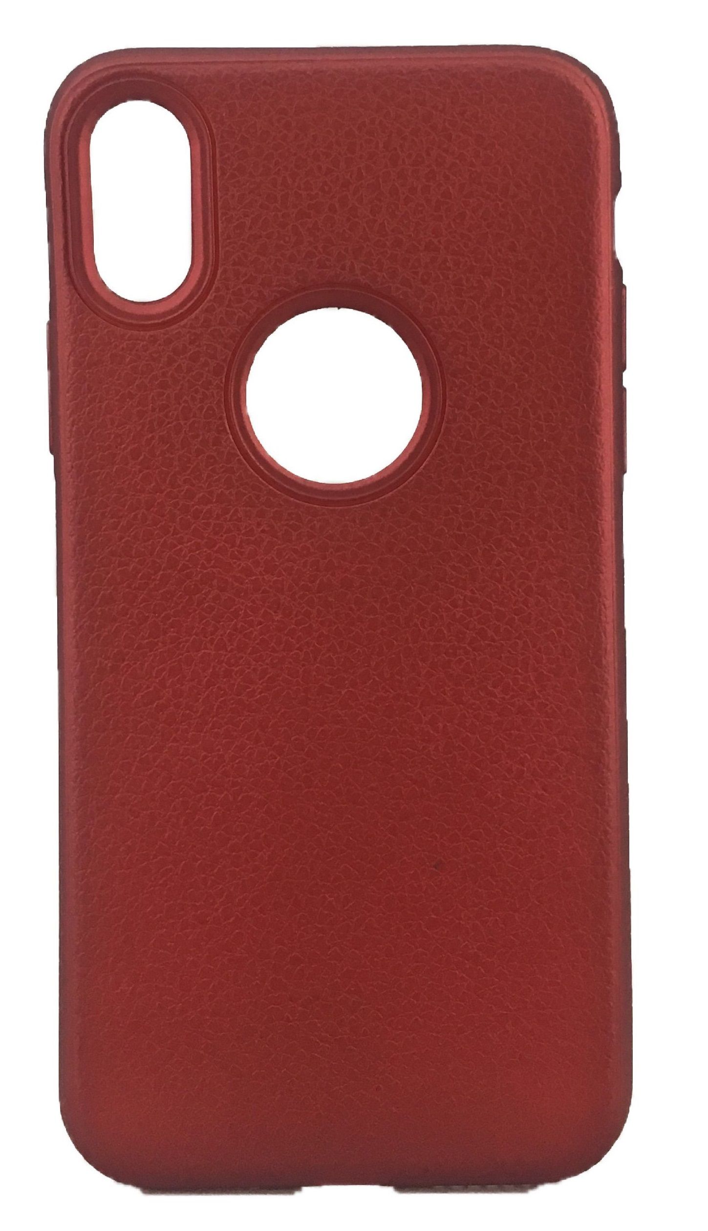 iPhone X/XS Premium Rind Silikon Arka Kapak Bordo