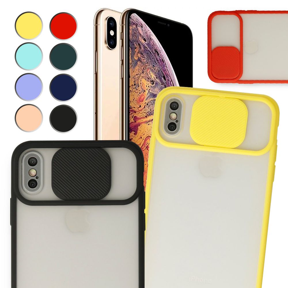 iPhone XS Max Kılıf Palm Kamera Koruma Kapaklı Silikon