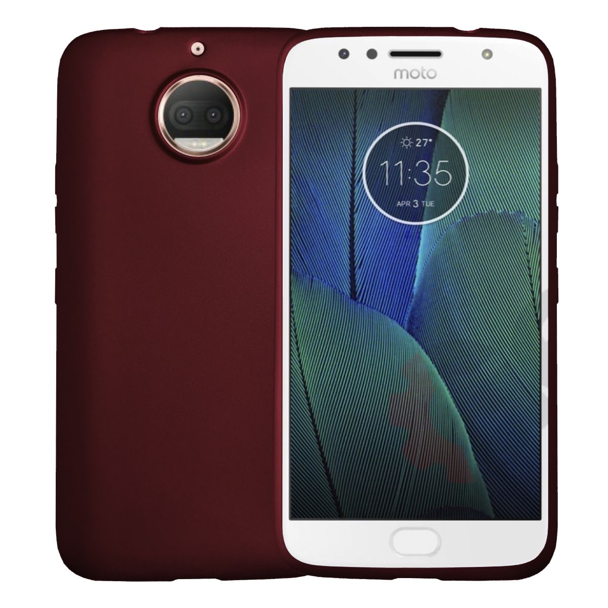 Lenovo Moto G5s PLUS Kılıf FitCase PremiumS Silikon Arka Kapak