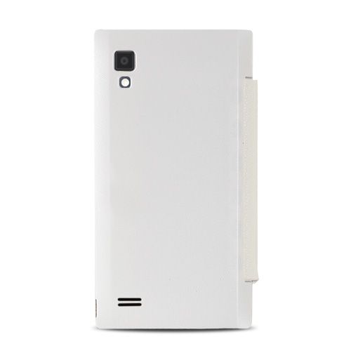 Lg P765 Optimus L9 Flip Cover Kılıf Beyaz