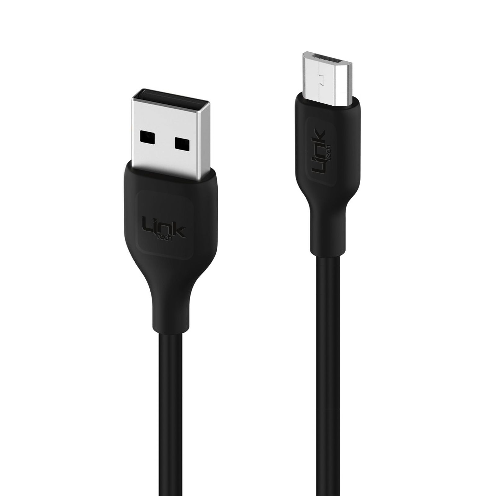 LinkTech C481e 12W 2x USB + Micro USB Kablo Araç İçi Şarj Aleti Set Siyah