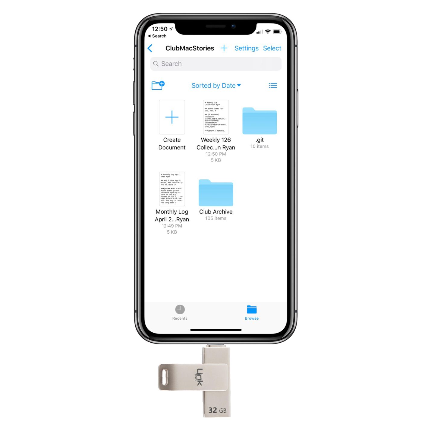 Linktech D320 32GB iPh Lightning USB Bellek Dual Flash Drive OTG