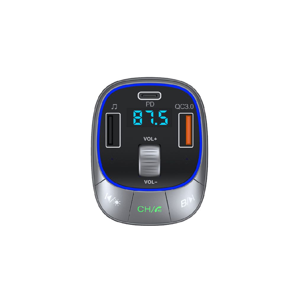 LinkTech GF17 48W PD + QC3.0 LED Ekranlı FM Transmitter