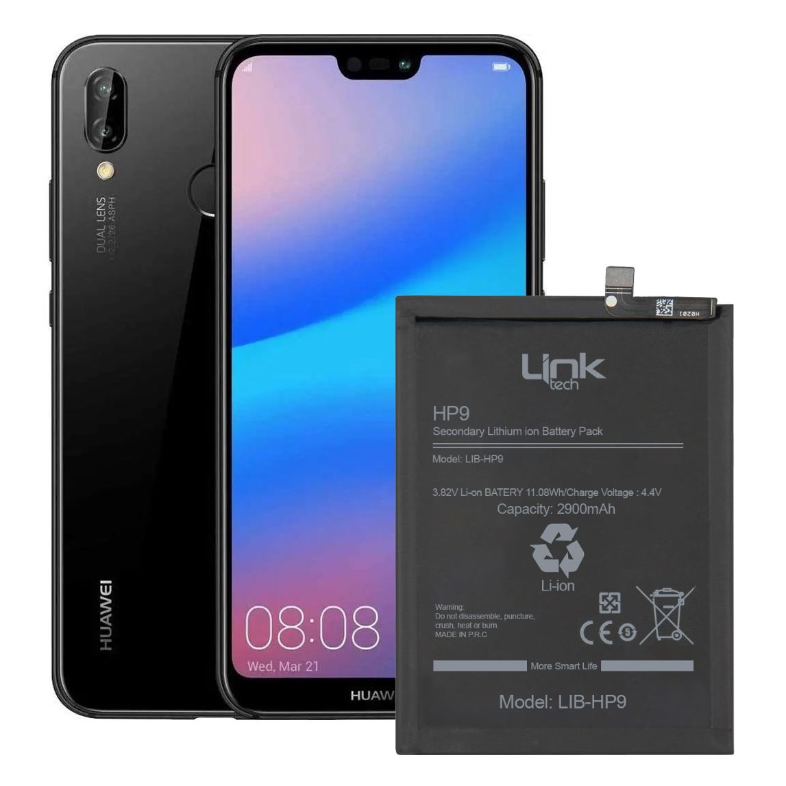 LinkTech Huawei P20 Lite Premium Batarya 2900 mAh LIB-HP20L