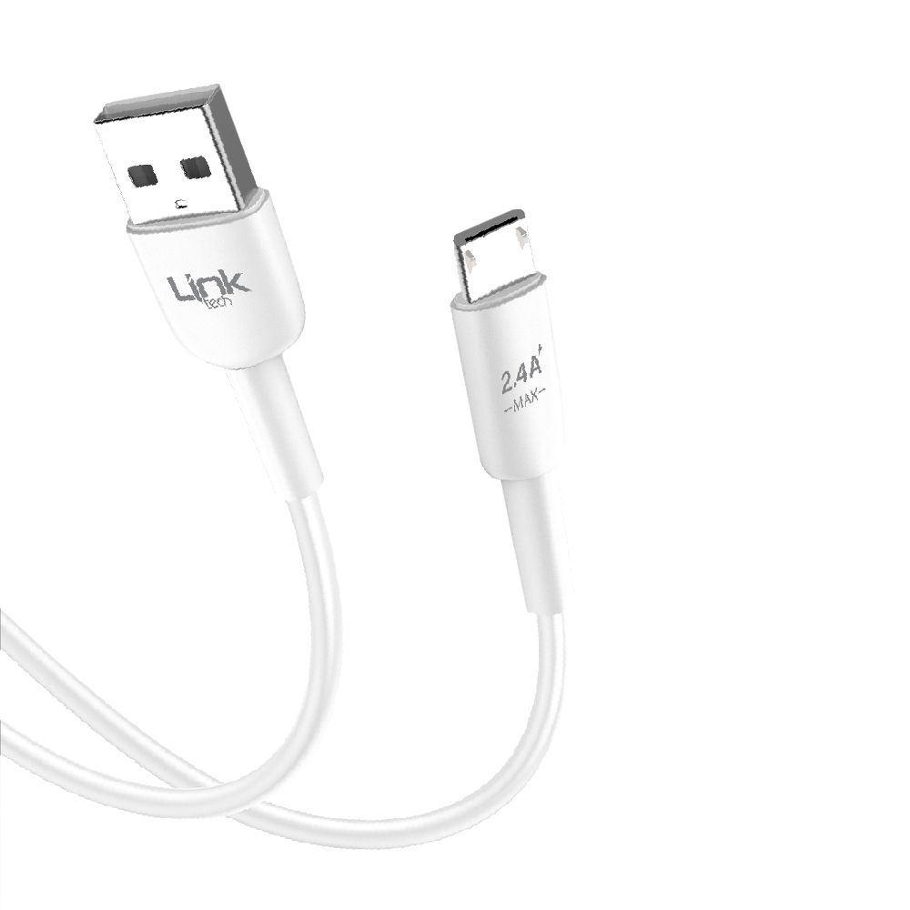 LinkTech K600 Soft Fast Micro USB Data/Şarj Kablosu 2.4A 1mt