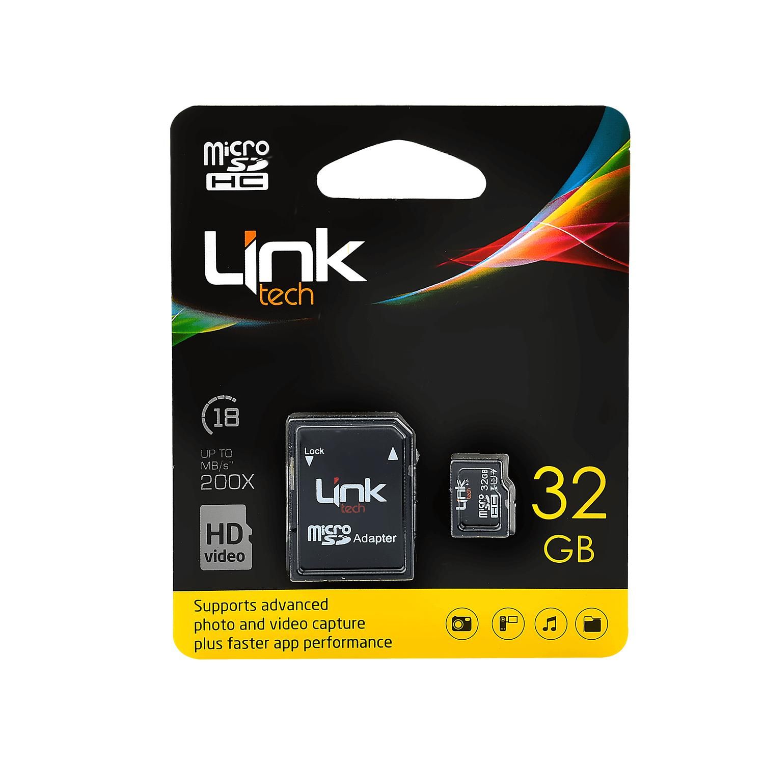 Linktech M105 Micro SD Adaptörlü 32GB Hafıza Kartı