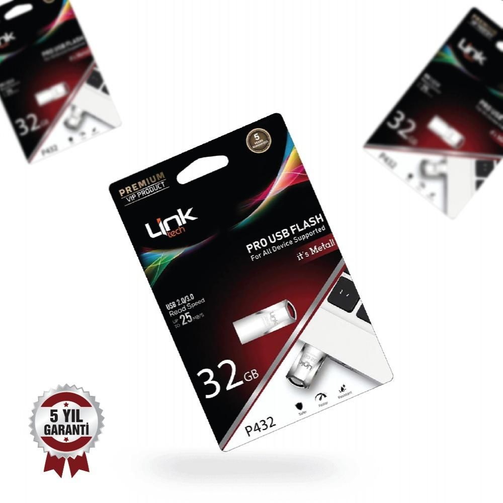 Linktech P432 Pro Premium 32GB Metal USB Flash Bellek