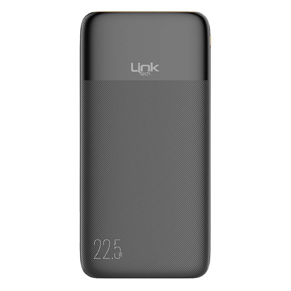 LinkTech PD12 Premium 10000 mAh PD 22.5W Süper Hızlı Powerbank Siyah