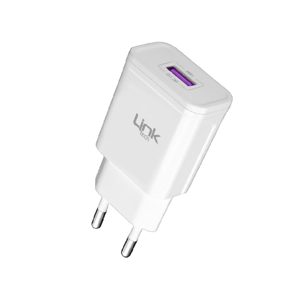 LinkTech S669 Premium 18W QC3.0 Şarj Adaptörü Beyaz