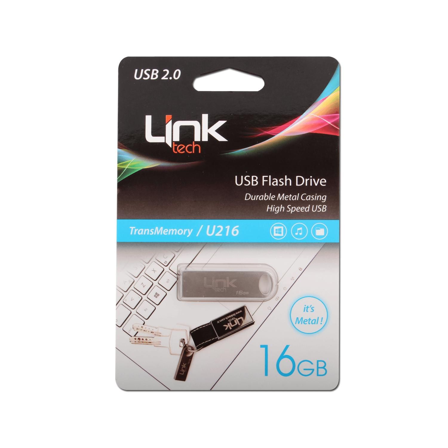 Linktech U216 Ultra 16GB Metal USB Flash Bellek 25MB/S