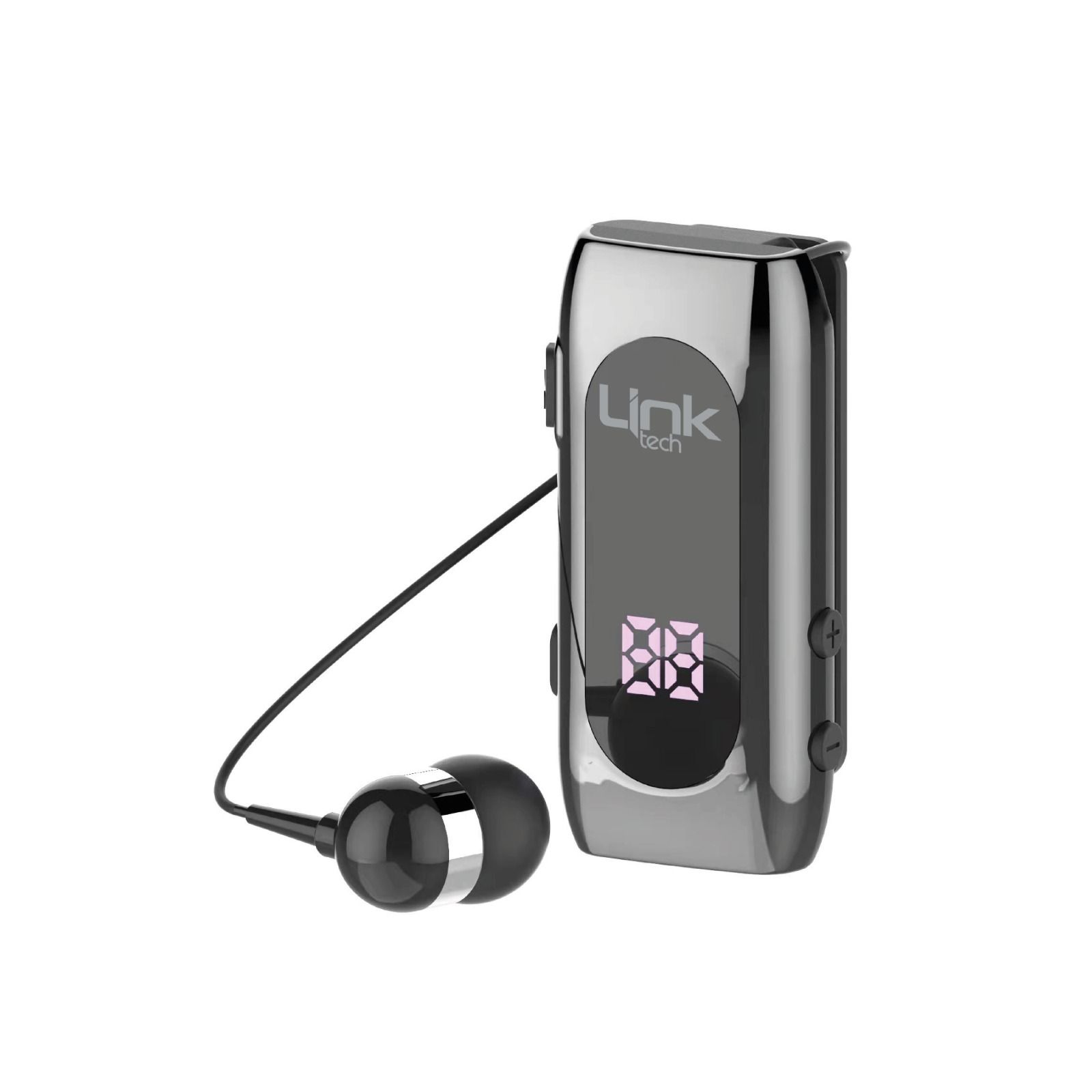 LinkTech V80 Bluetooth Kulaklık Ekranlı Makaralı Titreşimli