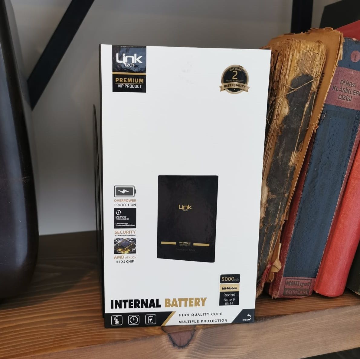 LinkTech Xiaomi Redmi Note 9 Premium Batarya BN54 5000 mAh