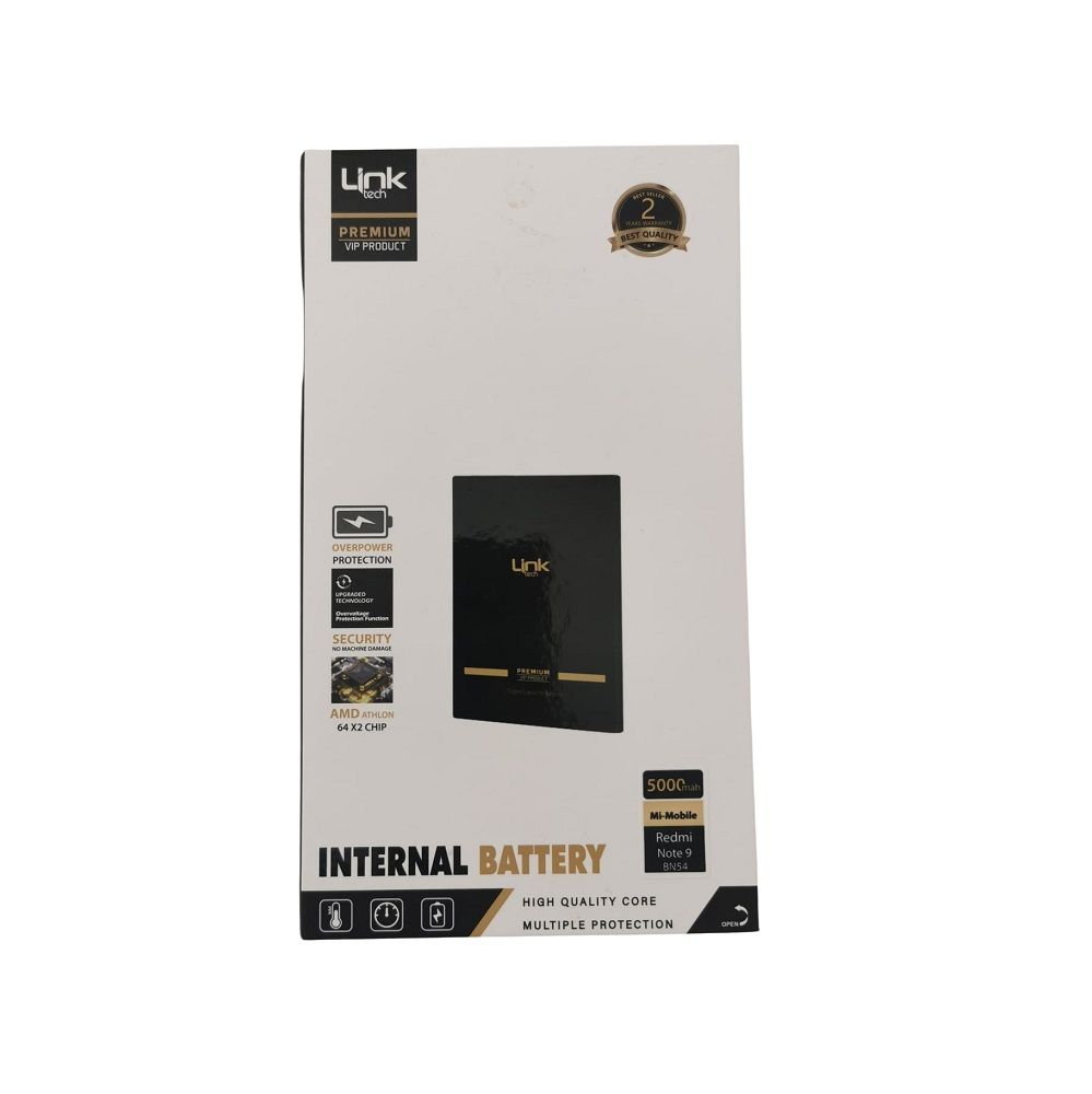 LinkTech Xiaomi Redmi Note 9 Premium Batarya BN54 5000 mAh