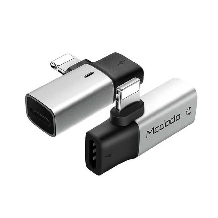 Mcdodo CA-6181 Lightning - Lightning Kulaklık Çoğaltıcı Adaptör Silver