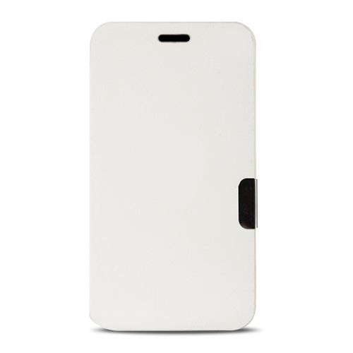 Nokia Lumia 620 Mıknatıslı Flip Case Kılıf Beyaz