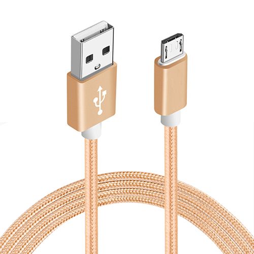 NoTech Micro USB Kırılmaz USB Kablo 1.5mt Gold