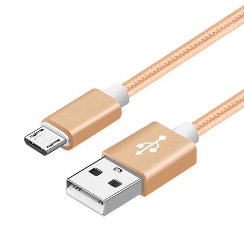 NoTech Micro USB Kırılmaz USB Kablo 1.5mt Gold