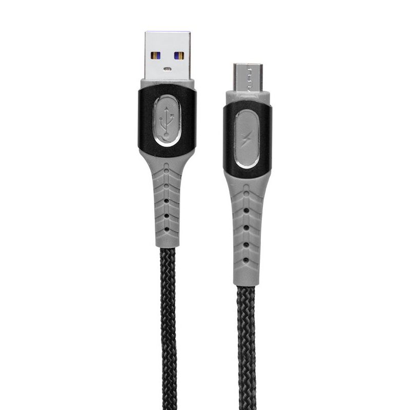 Powermaster 3780 Micro USB Metal Şarj ve Data Kablosu 1mt 5A (XF-42)