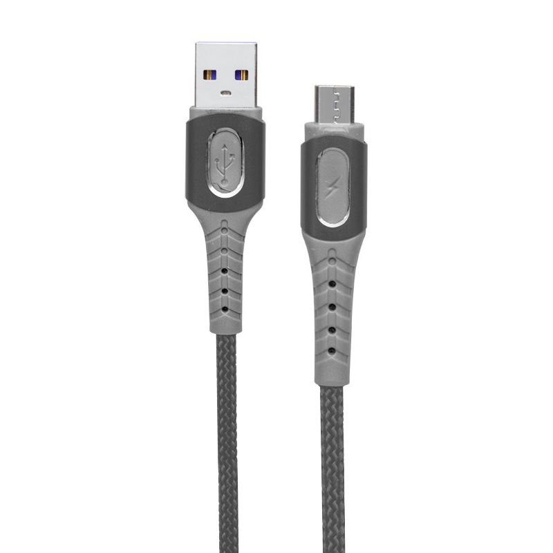 Powermaster 3780 Micro USB Metal Şarj ve Data Kablosu 1mt 5A (XF-42)