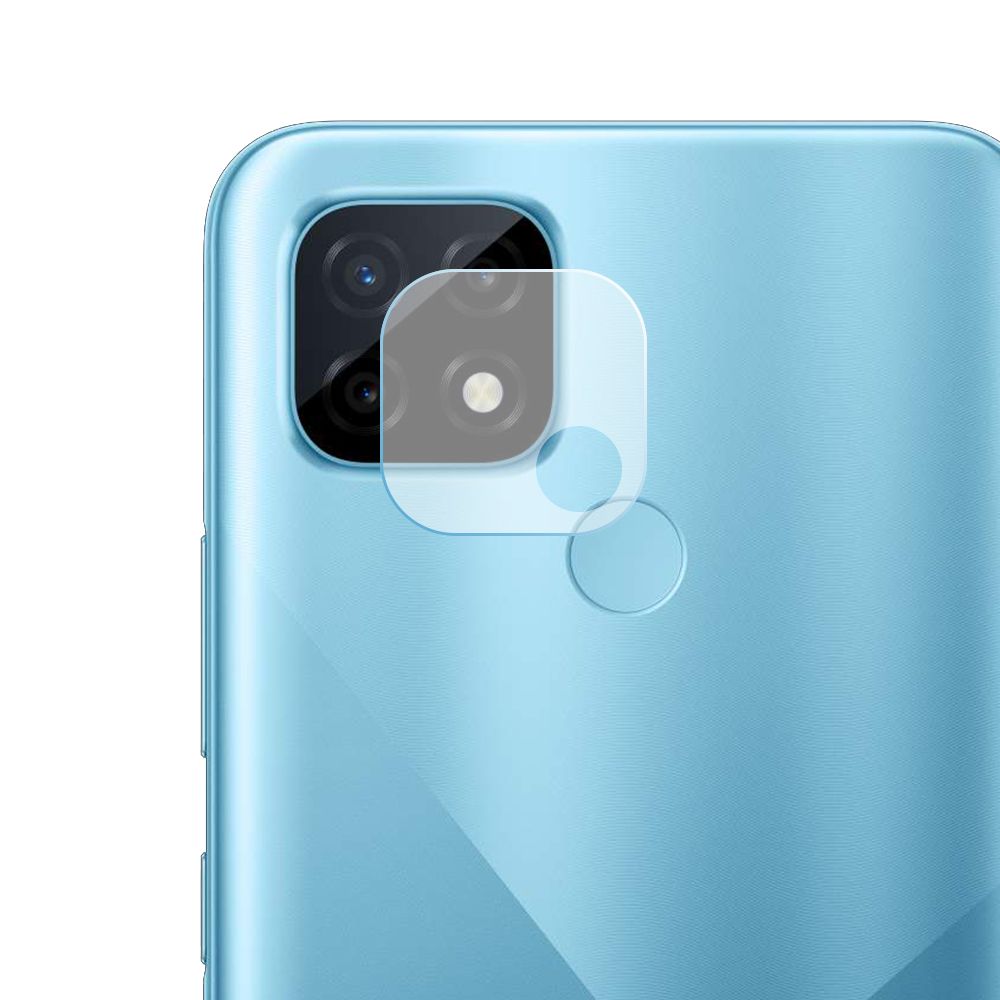 Realme C21 Kamera Lens Koruyucu 3D Cam Şeffaf